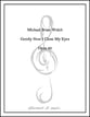 Gently Now I Close My Eyes SATB choral sheet music cover